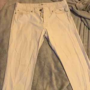 Men’s Jeans (White/Cream) (Size: 34x30)